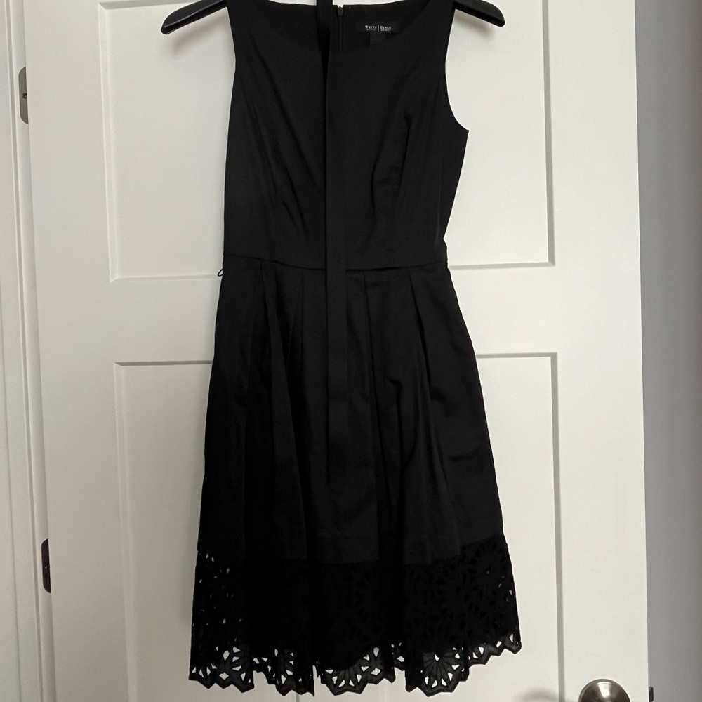 NWT WHBM black dress with belt